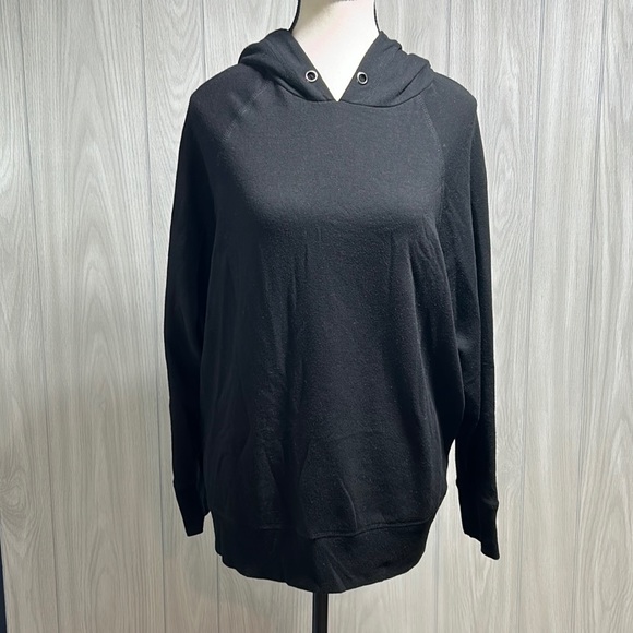 Pink Rose black hoodie size large - Picture 1 of 13